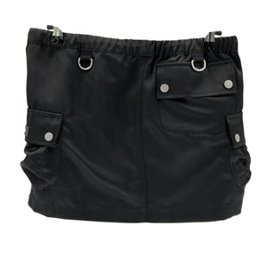 Coperni Appliqued Black Mini Skirt Size 36