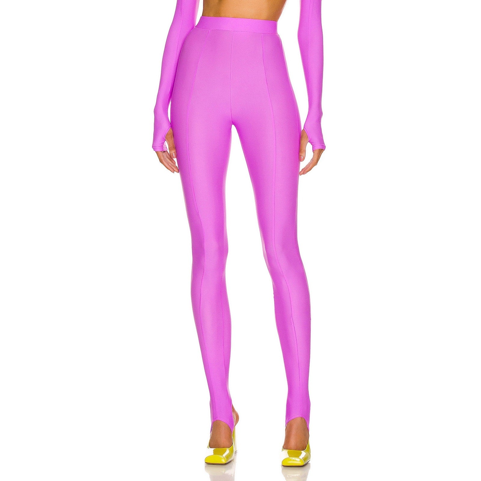 Alex Perry 'Carlin' Purple Stirrup Leggings Size 0