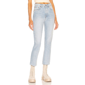 Grlfrnd High Rise Blue Karolina Denim Jeans Size 26
