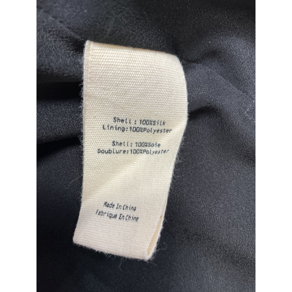L'Agence 'Jane' Black Silk Camisole Top Size S