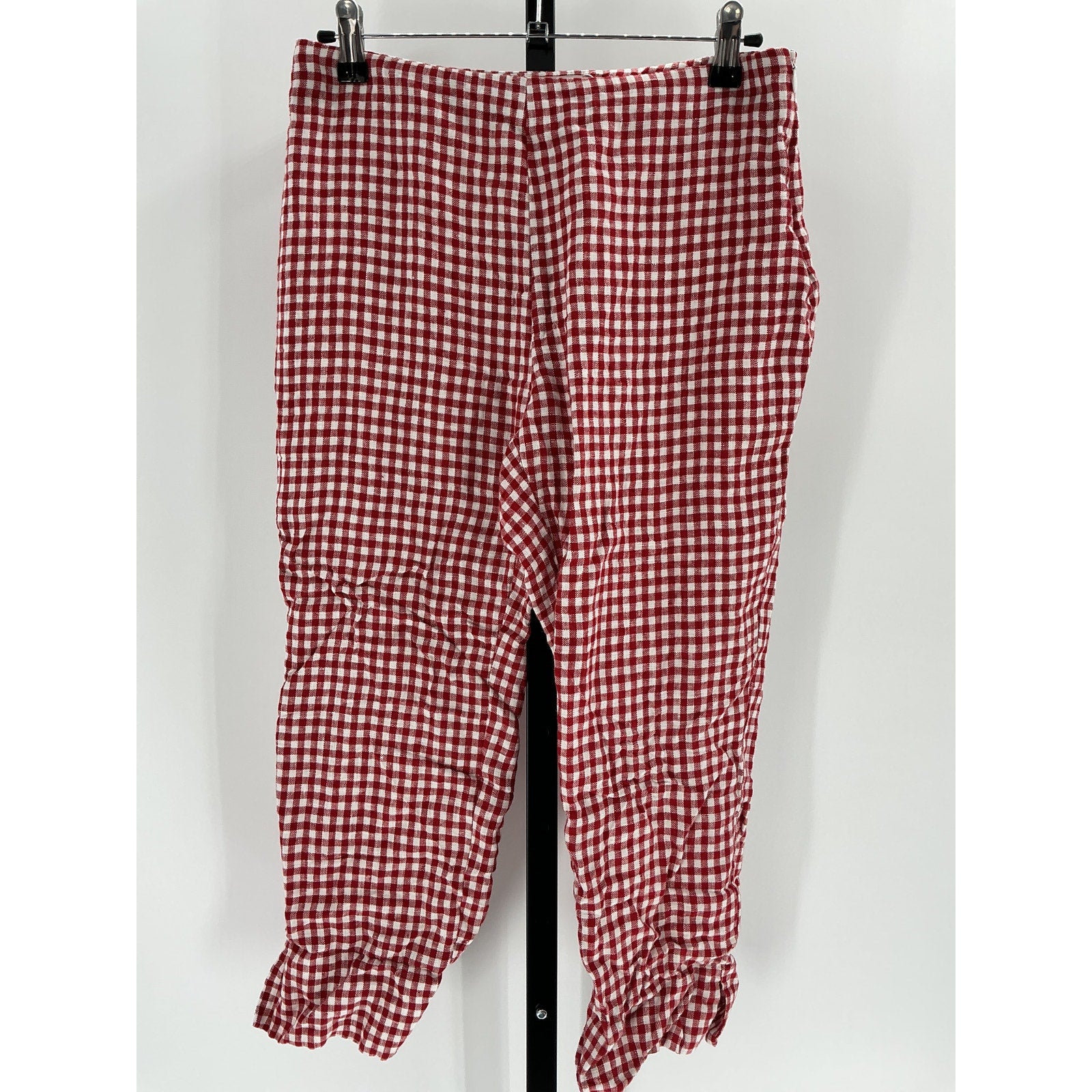 Reformation 'Petra' Red Linen Pedal Pusher Pant Size 4