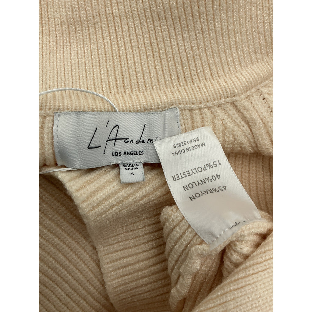 L'Academie 'Harvey' White Rayon Pullover Size S