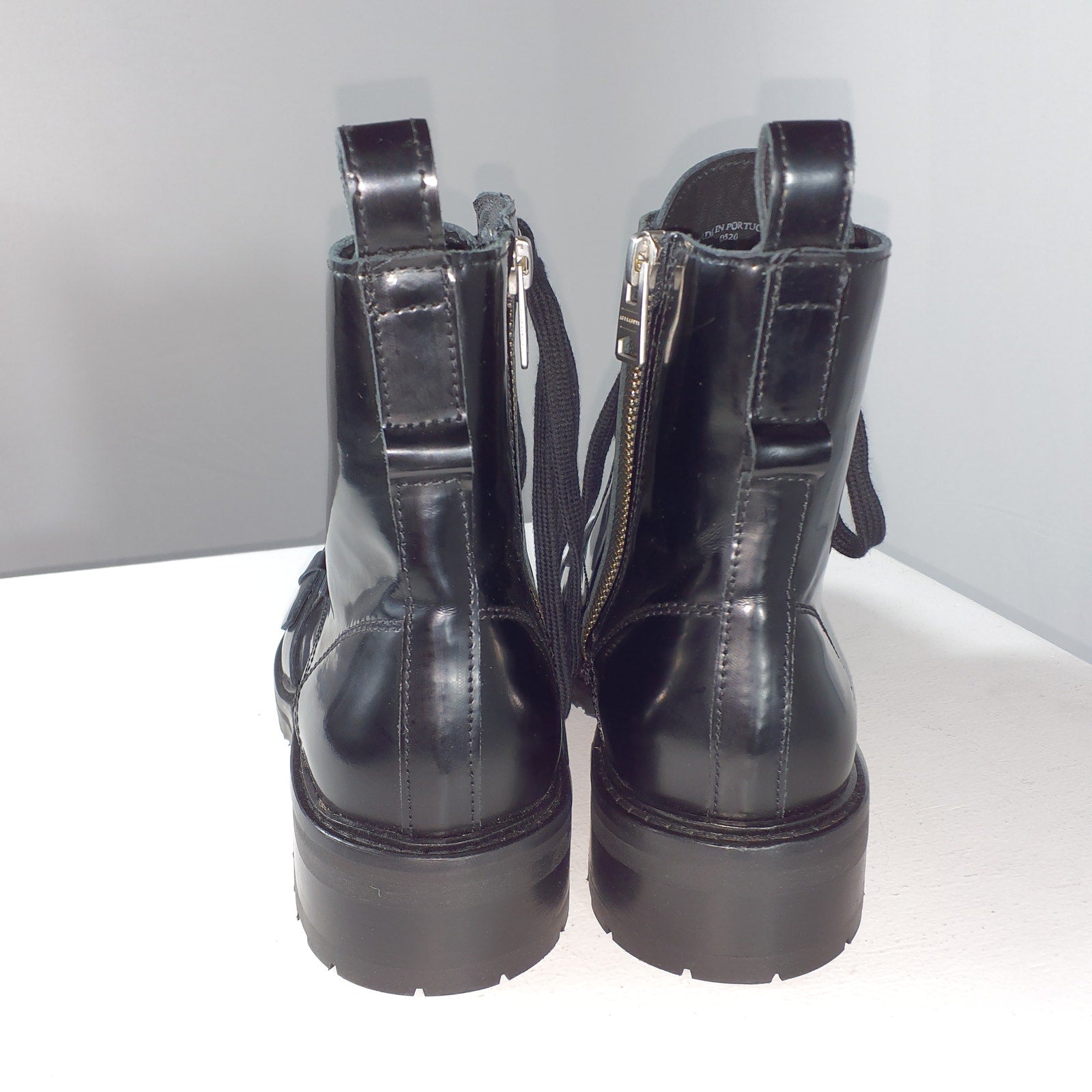 Allsaints 'Donita' Black Leather Boot Size 7
