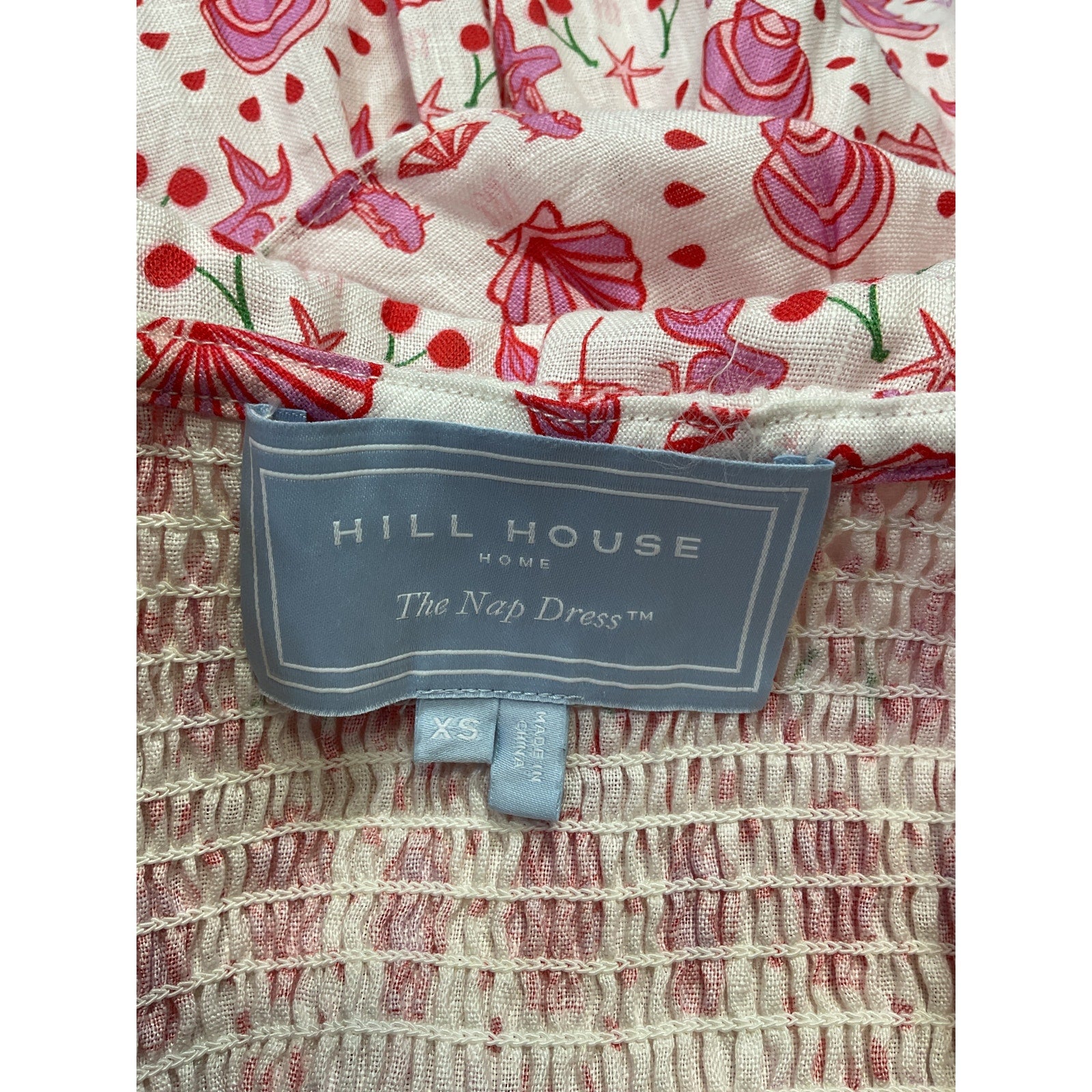Hill House Home 'The Akilah' Pink Linen Nap Dress Size XS