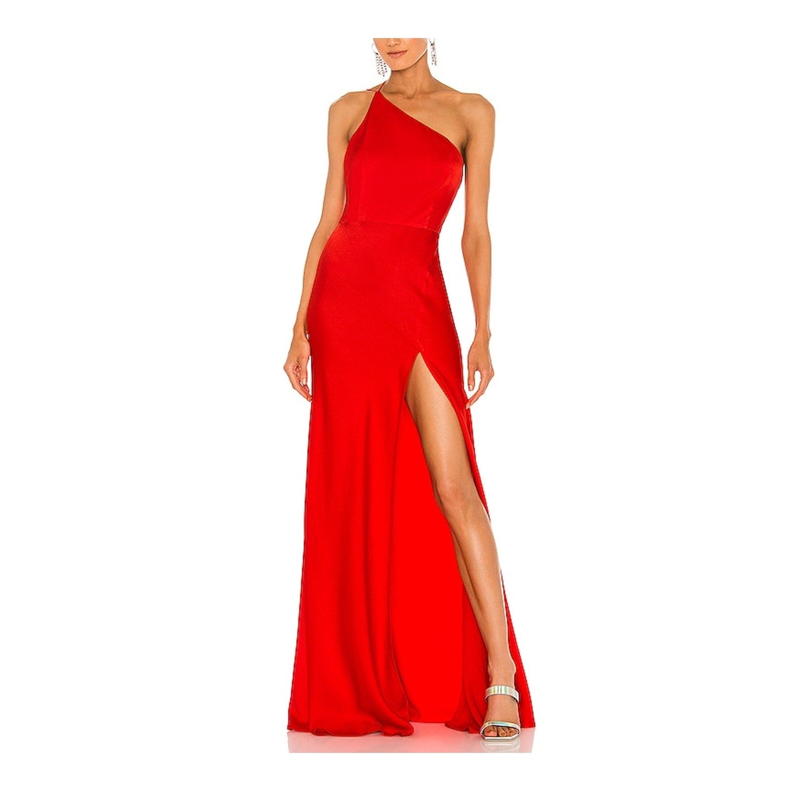 Sau Lee 'Hailey' Red Acetate Dress Size 6