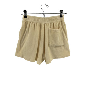 Sporty & Rich Cream Cotton Src Terry Short Size M