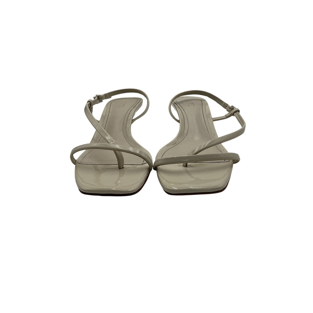 Schutz 'Heloise' Cream Leather Sandal Size 10B