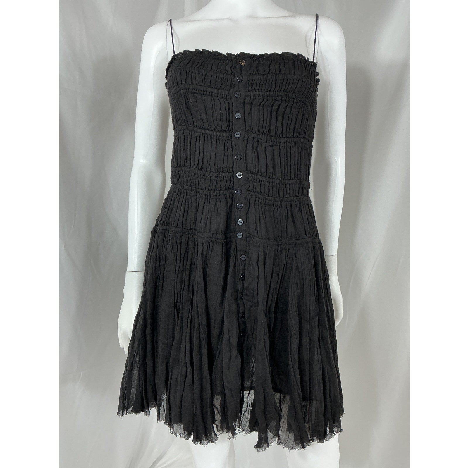Majorelle 'Sophia' Black Polyester Mini Dress Size S