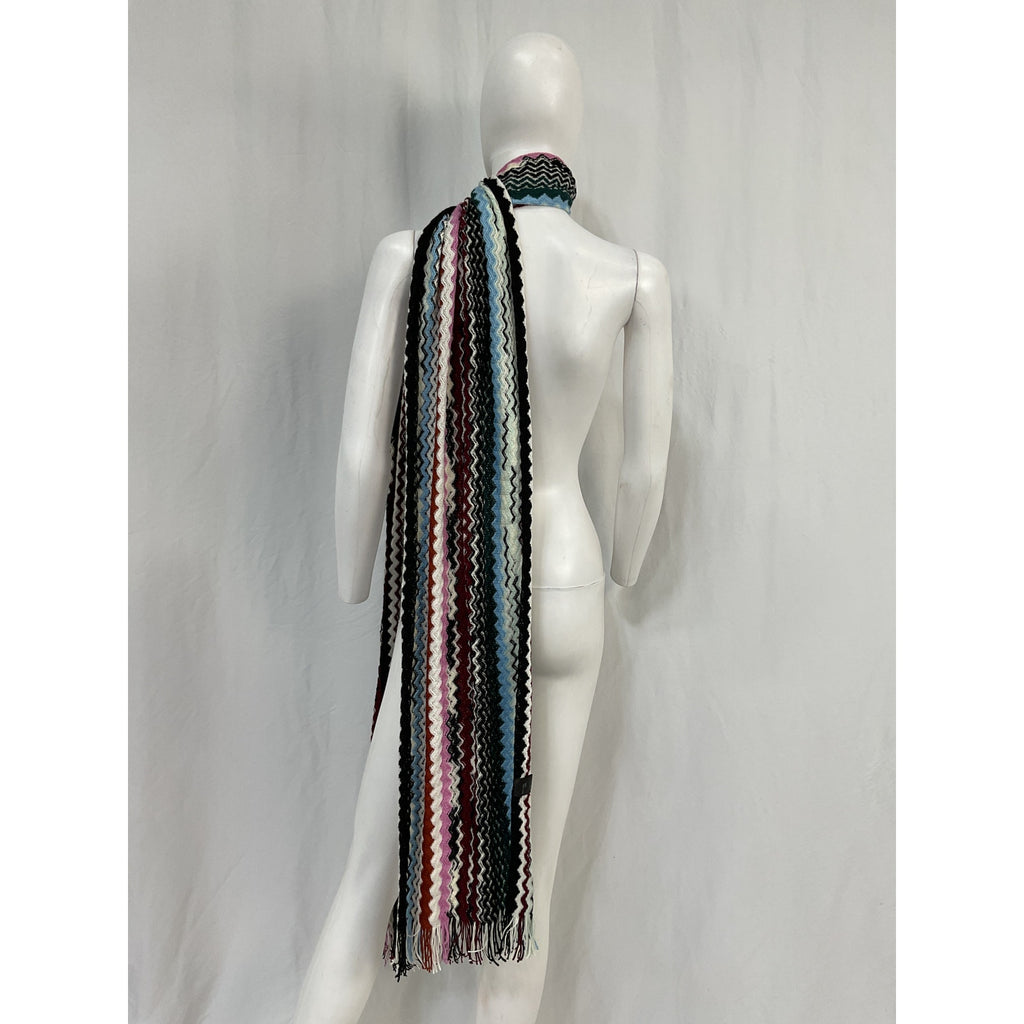 Missoni Pink Wool Scarf Size OS