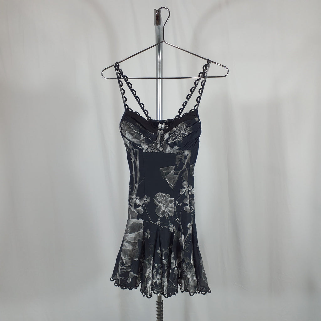 Charo Ruiz 'Ibiza Jaily' Black Crepe Short Dress Size S - NWT