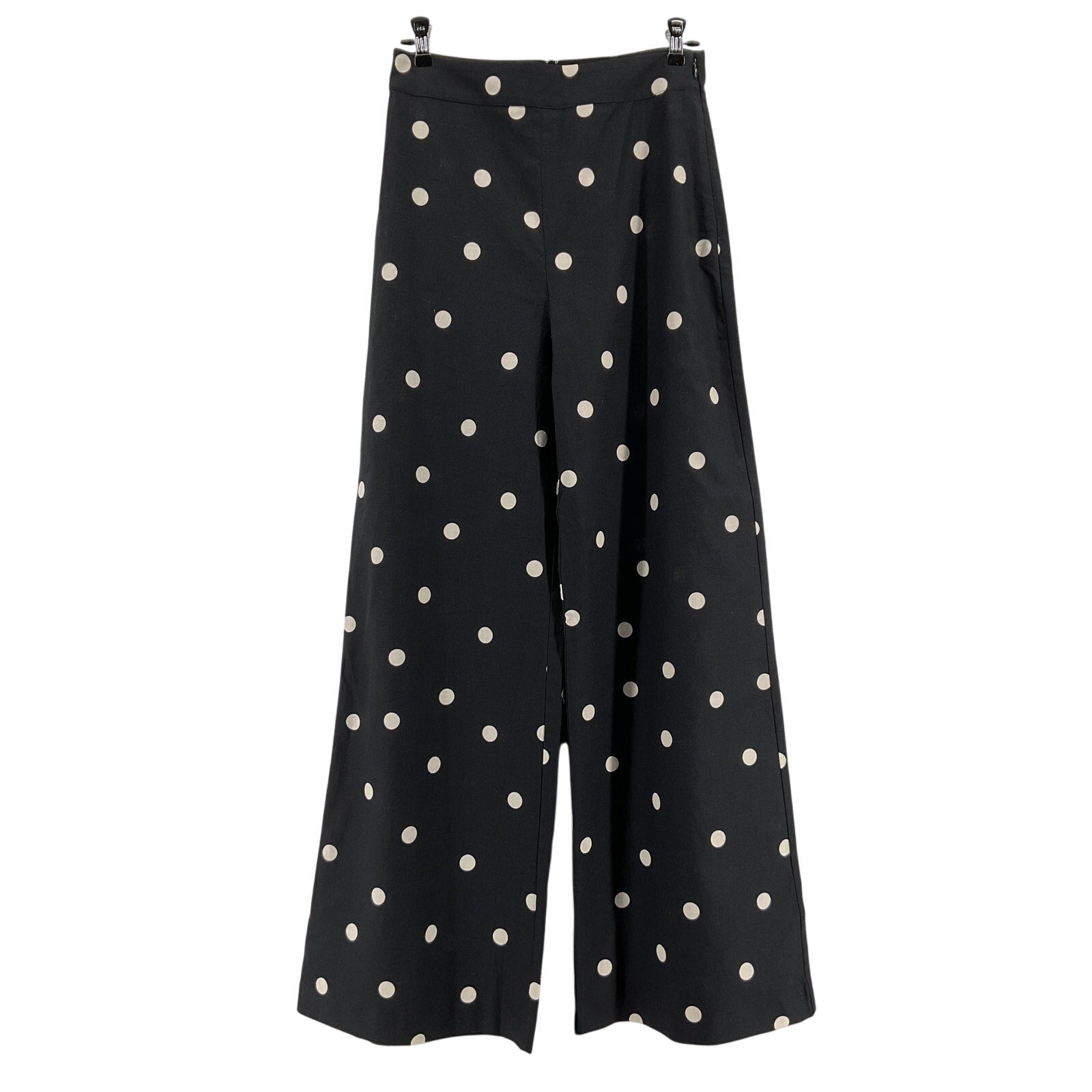 Sézane 'Tymo' Black Linen Trousers Size 38 NWT