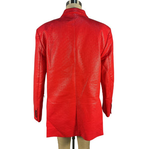 Diotima Oversized Red Hibiscus Blazer Size 3