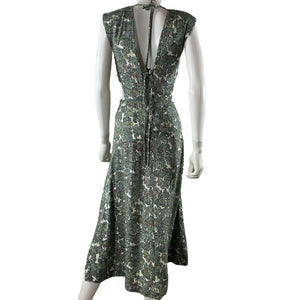 Joie Floral Winter White Multi Ember B Midi Dress Size 2