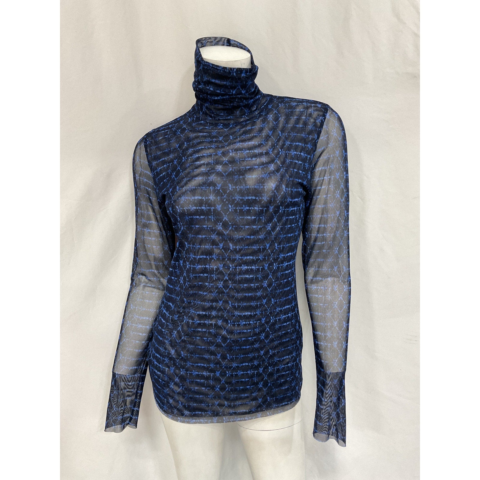 Misa Los Angeles 'Nadja' Blue Top Size S