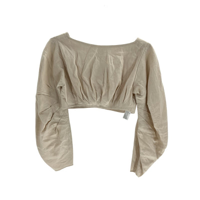 Cult Gaia 'Brenna' Beige Linen Top Size XS