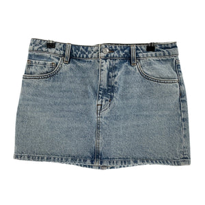 Grlfrnd Classic Blue Niki Skirt Size 28