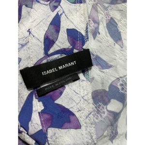 Isabel Marant Floral Ecru Lizberit Crop Top Size 8 US / 42 FR