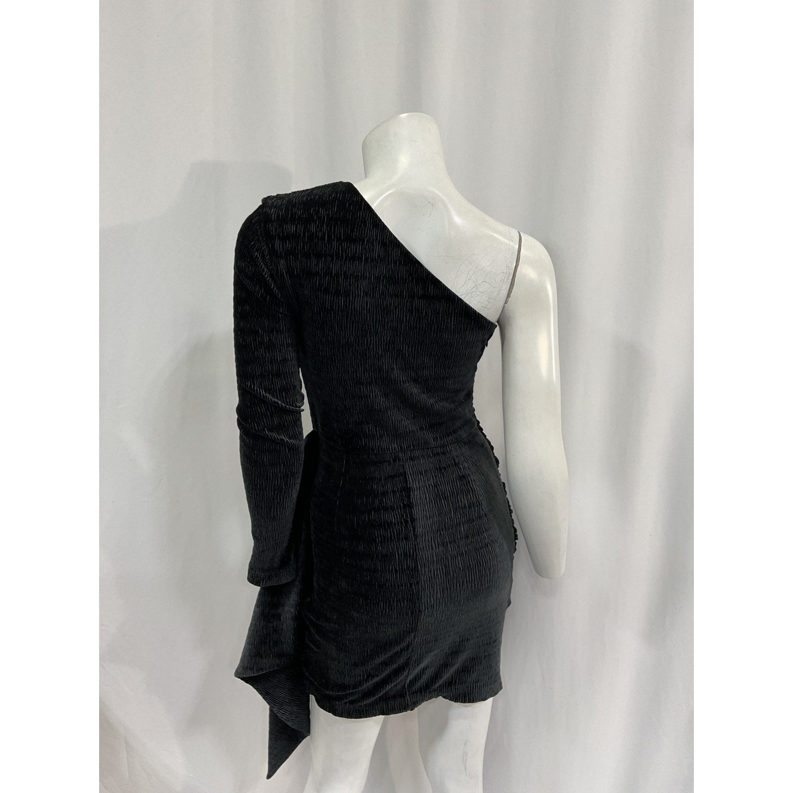 Michael Costello x Revolve'Tallulah' Black Polyester Mini Dress Size XS