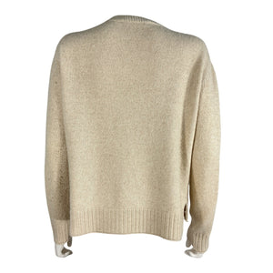 Jenni Kayne Cozy Beige Everyday Sweater Size S