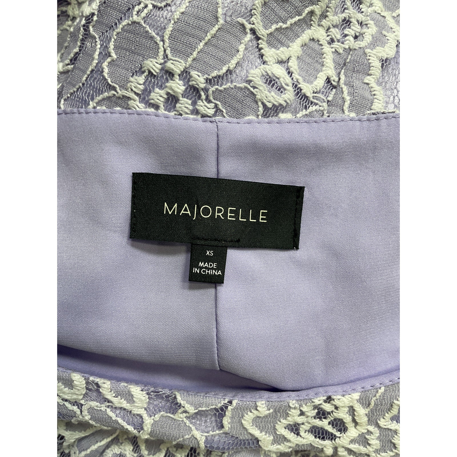 Majorelle 'Marnie' Purple Mini Dress Size XS