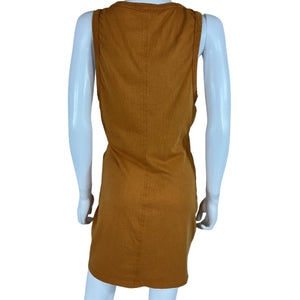 L*Space Sleeveless Inka Gold Seaview Dress Size M