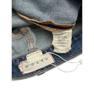 Hatch Relaxed Blue Boyfriend Maternity Denim Jeans Size 25