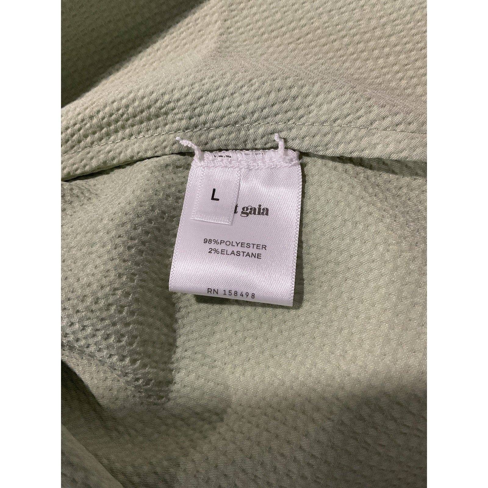 Cult Gaia 'Alina' Green Polyester Top Size L