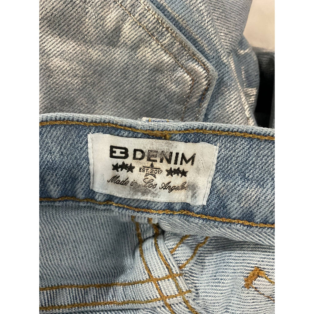 Eb Denim 'Frederic' Silver Coated Denim Jean Size 26
