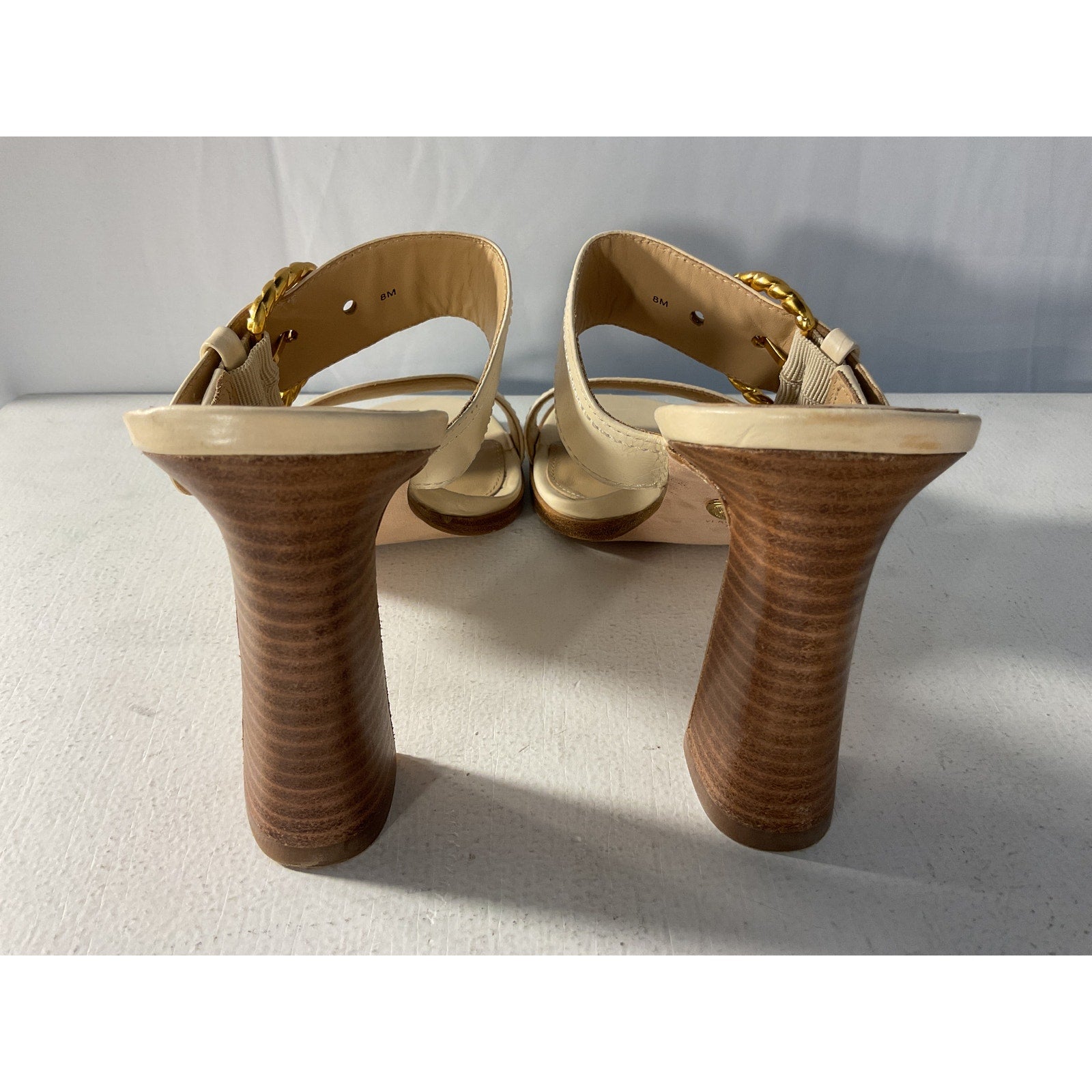 Veronica Beard 'Margaux' Tan Sandals Size 8