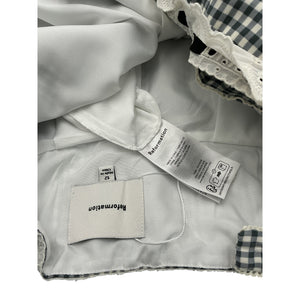 Reformation Gingham Multicolor Shai Dress Size 12