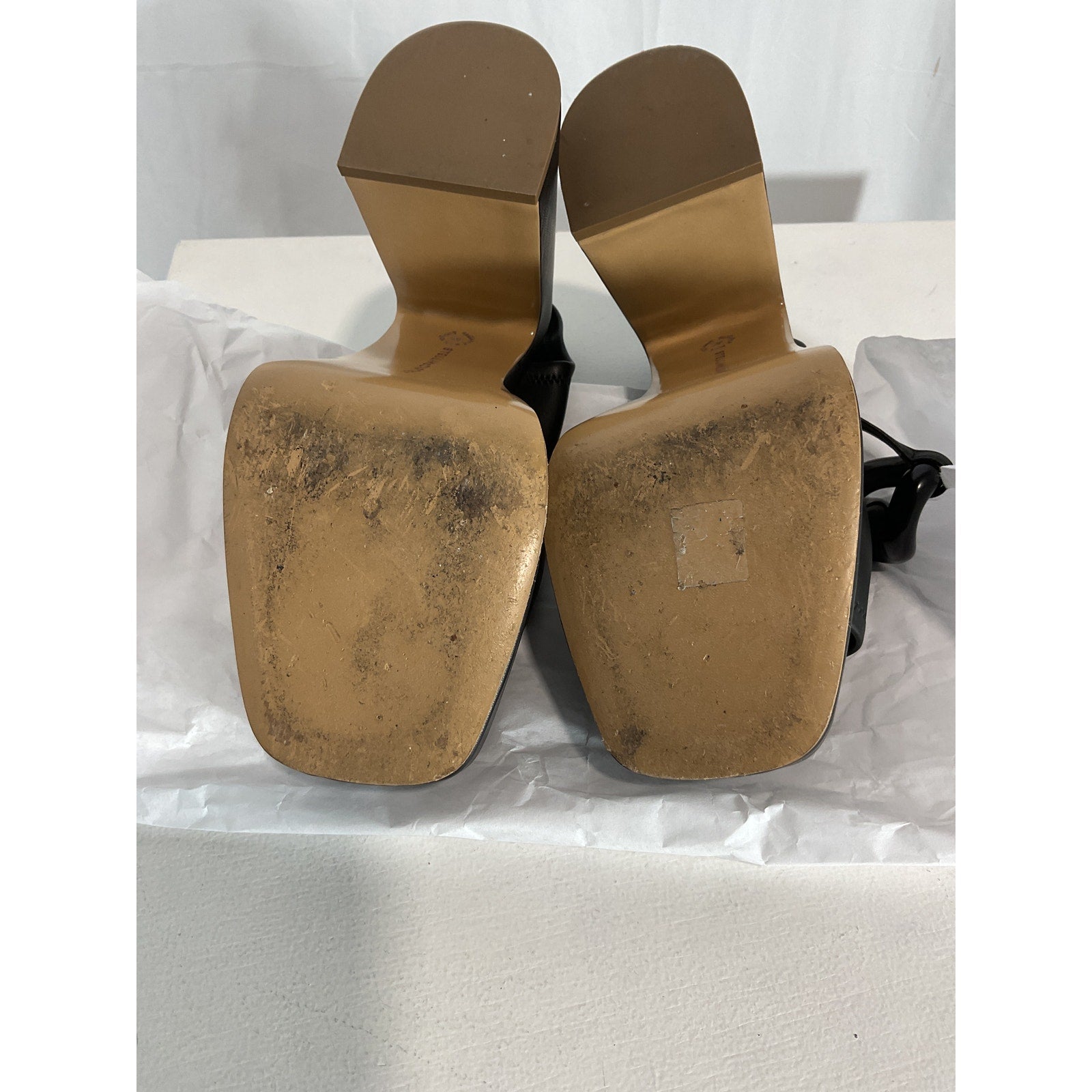 Stella Mccartney 'Skyla' Black Sandal Size 9