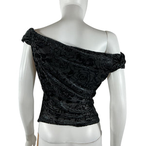 Reformation 'Cello' Black Knit Top Size M