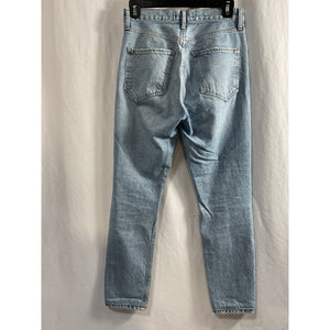 Agolde 'Jamie' Blue High Rise Classic Denim Jean Size 23
