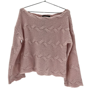 House Of Harlow 1960 Braided Pink Elaina Sweater Size S