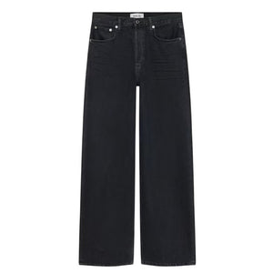 Agolde Relaxed Black Low-Slung Baggy Denim Jeans Size 26