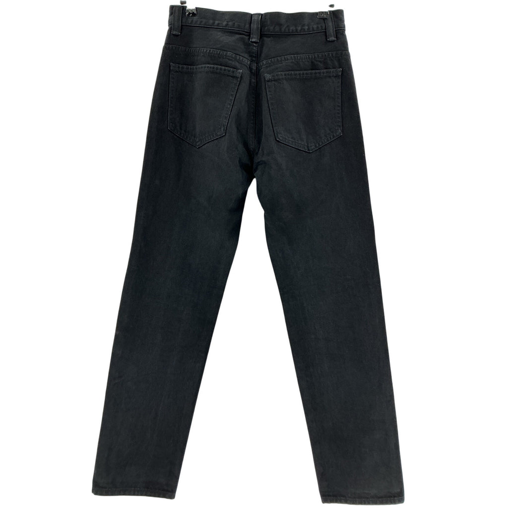 Khaite 'Corben' Black Cotton Low-Rise Denim Jean Size 24