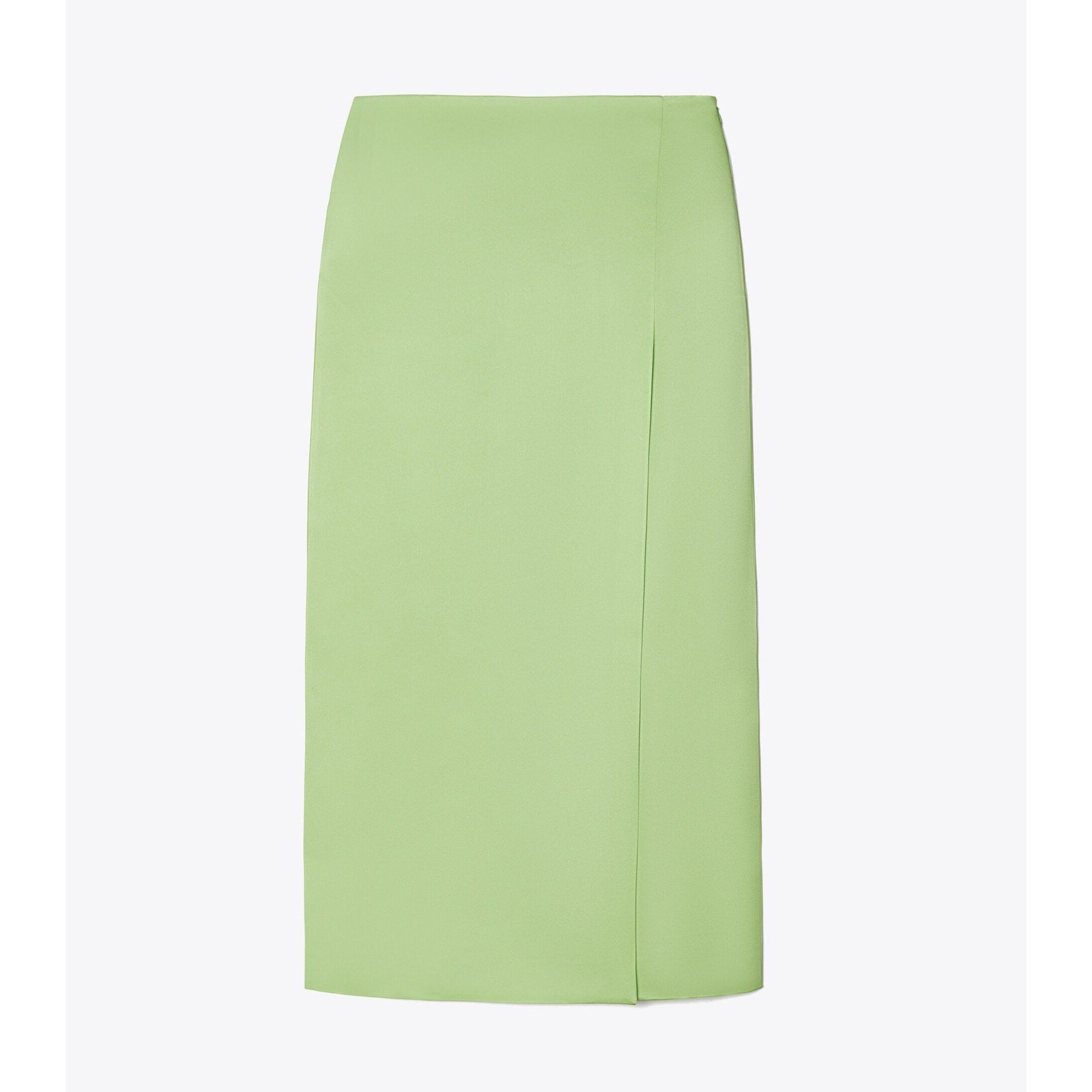 Tory Burch 'Satin' Green Wrap Skirt Size 10 - NWT