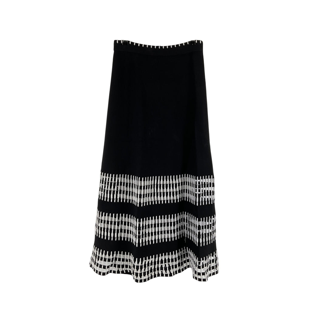 Alexis 'Simone' Black Viscose Skirt Size XS