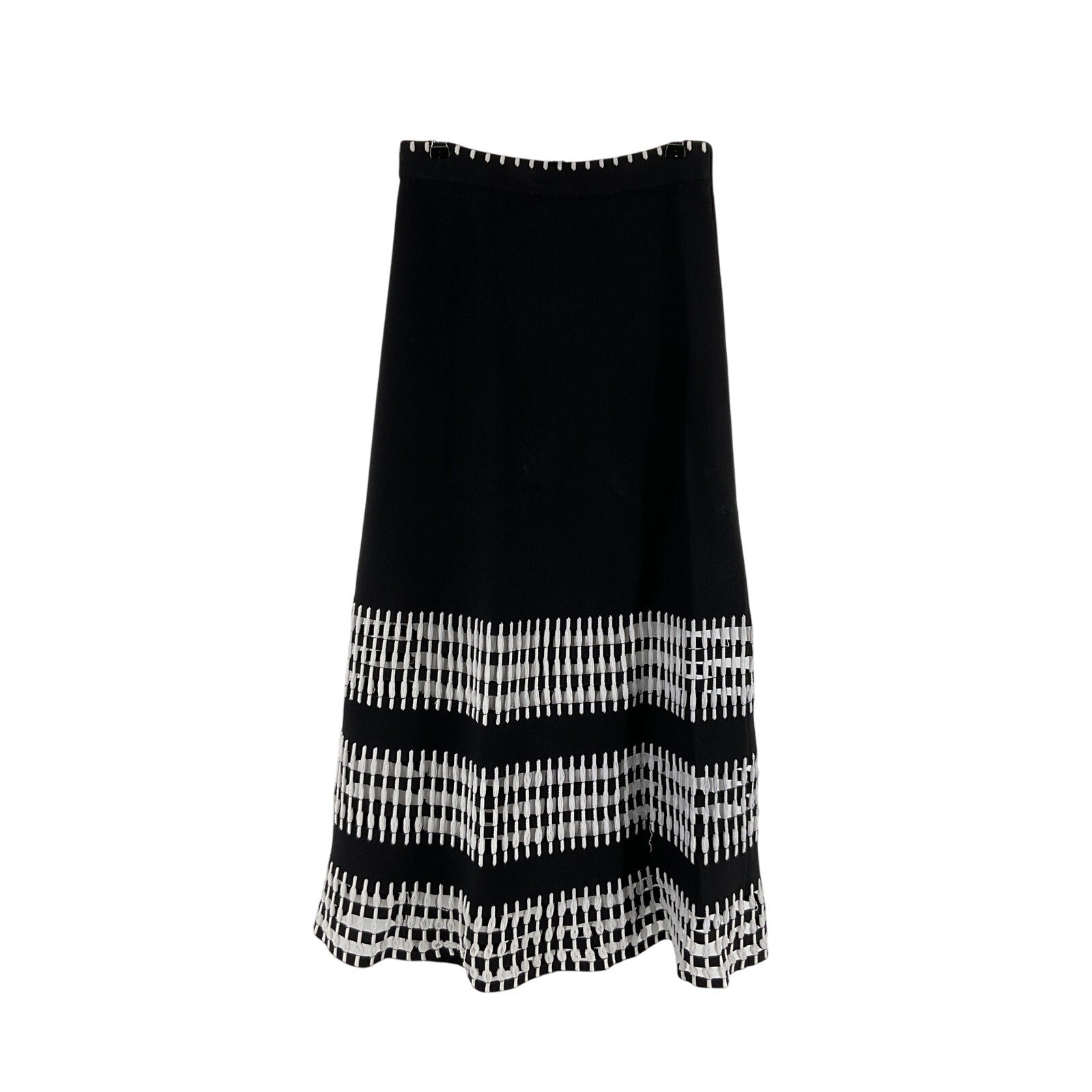 Alexis 'Simone' Black Viscose Skirt Size XS