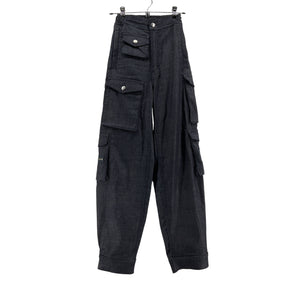 Eb Denim Structured Dark Indigo Utility Cargo Pants Size XXS