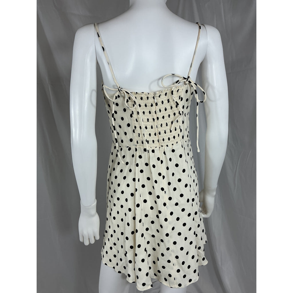 Reformation 'Saskia' White Crepe Dress Size 8
