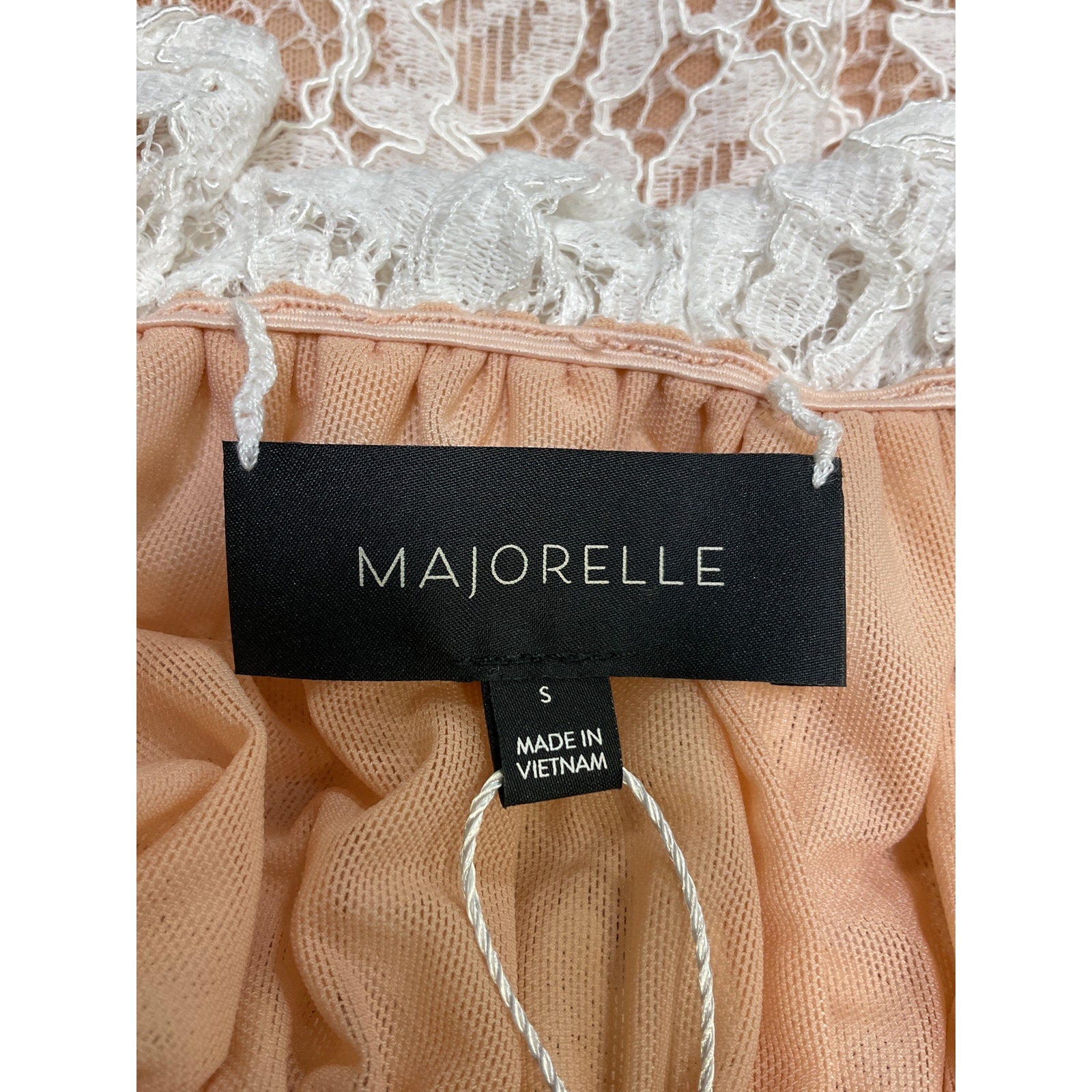 Majorelle 'Dana' White Nylon Mini Skirt Size S