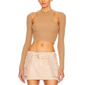 Ser.O.Ya 'Joel' Brown Blouse Set Size S