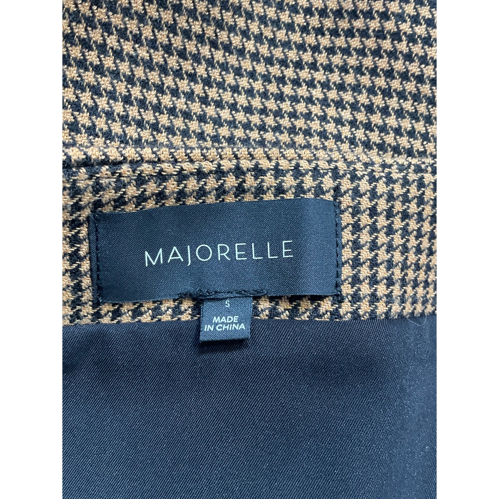 Majorelle 'Gemma' Tan Poly Skirt Size S