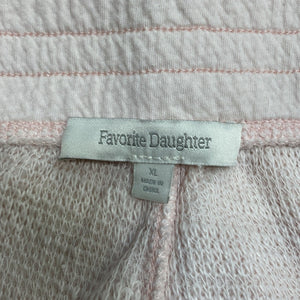 Favorite Daughter Textured White After Work Shorts Size XL