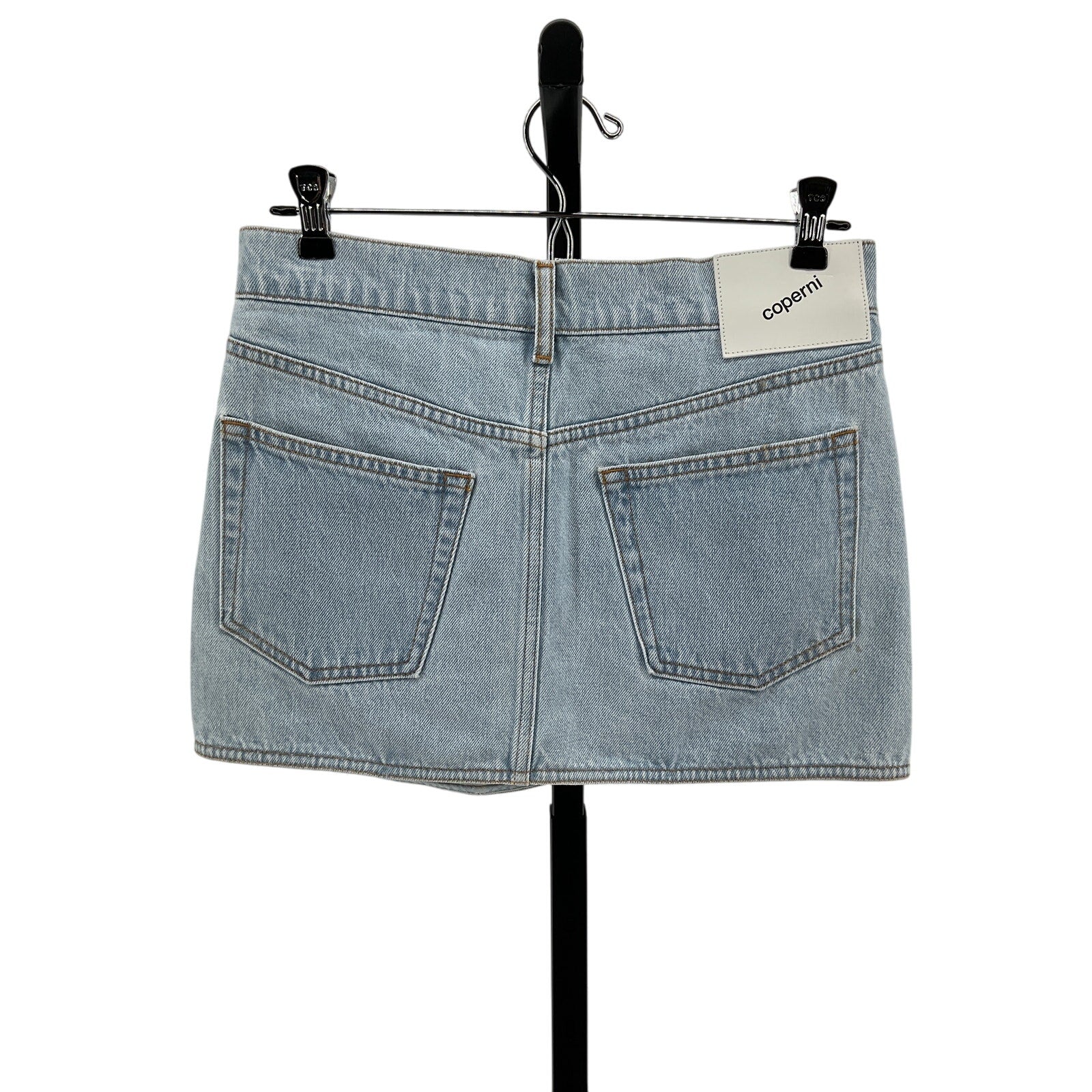 Coperni Denim Mini Blue Cotton Skirt Size FR 36 / US 4