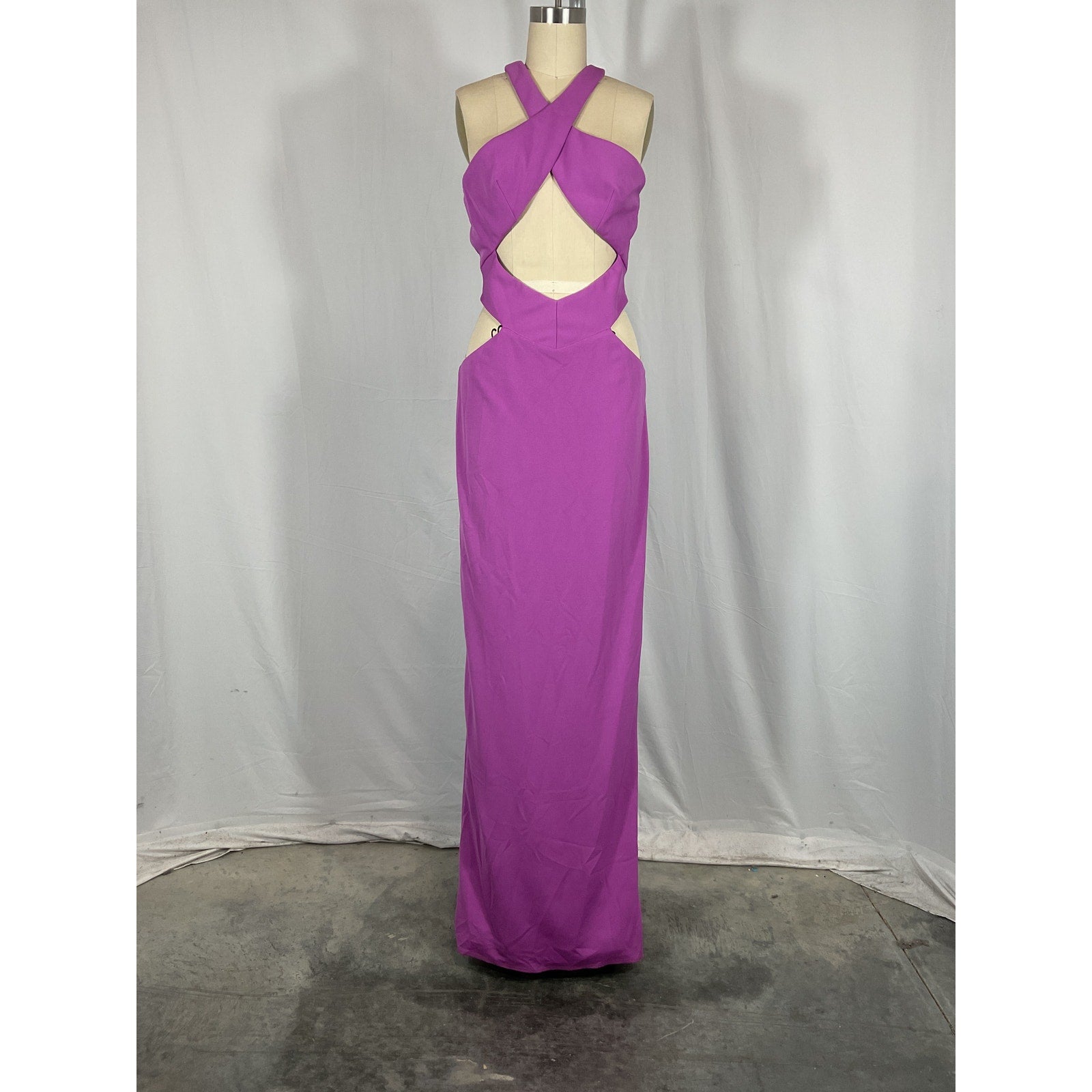 Katie May 'Cairo' Purple Polyester Gown Size M