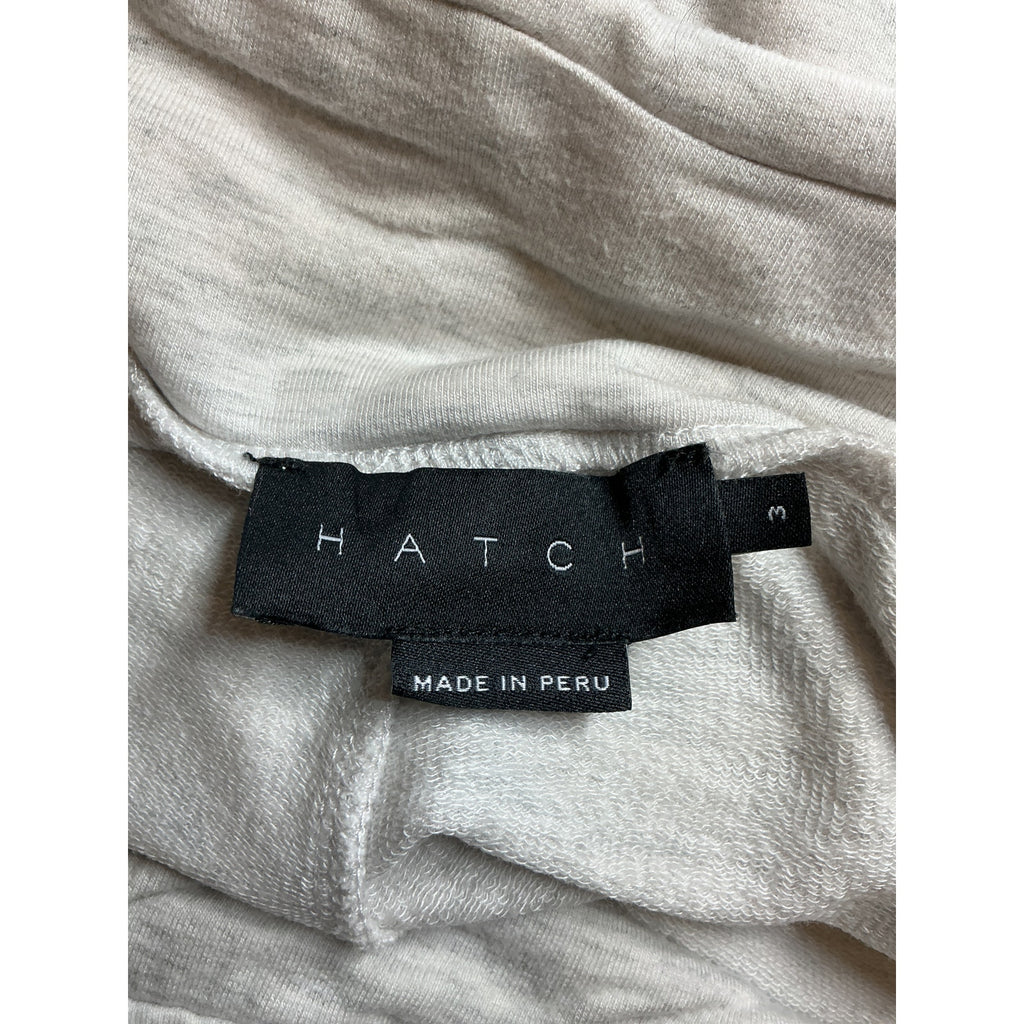 Hatch The Indoor Outdoor White Tencel  Jogger Size 3