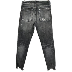 Moussy Distressed Black Glendele Denim Jeans Size 25