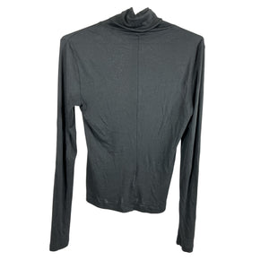 Helmut Lang Classic Black Turtleneck Top Size S